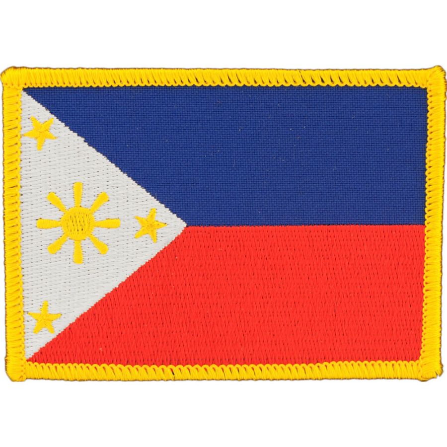 Philippines - Flag Embroidered Iron-On Patch at Sticker Shoppe