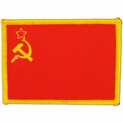 USSAR - Flag Embroidered Iron-On Patch