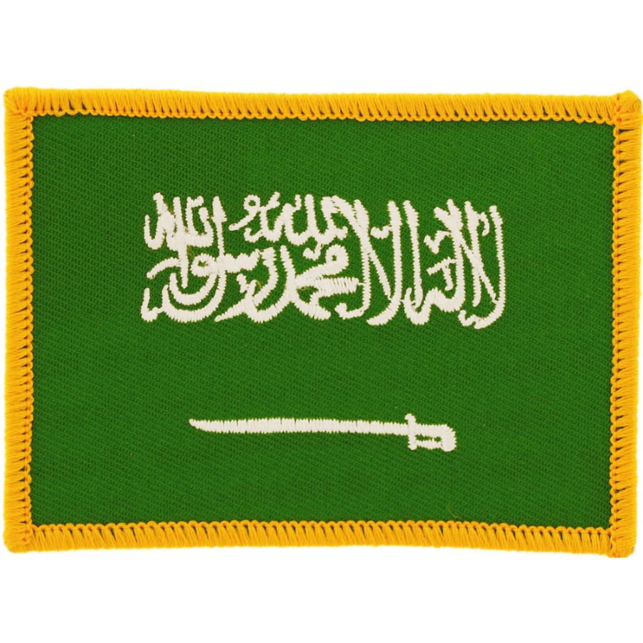 Saudi Arabia - Flag Embroidered Iron-On Patch at Sticker Shoppe