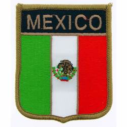 Mexico Shield Flag Patch