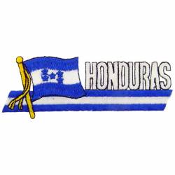 Honduras - Flag Script Embroidered Iron-On Patch