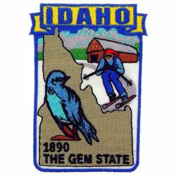 Idaho - State Historical Embroidered Iron-On Patch