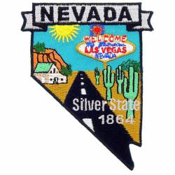 Nevada - State Historical Embroidered Iron-On Patch