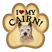 I Love My Cairn Terrier - Paw Magnet