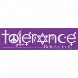 Tolerance - Mini Sticker