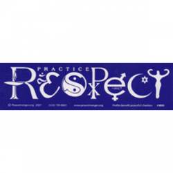 Practice Respect - Mini Sticker
