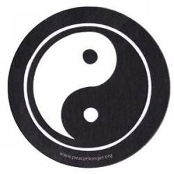 Yin Yang Taoism Symbol - Round Mini Sticker