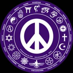 Interfaith Peace - Round Sticker
