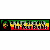 Get Up Stand Up For Your Rights Bob Marley - Sticker