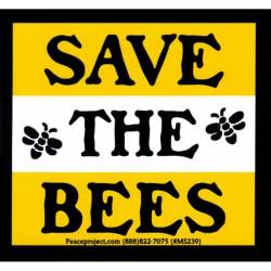 Save The Bees - Mini Sticker