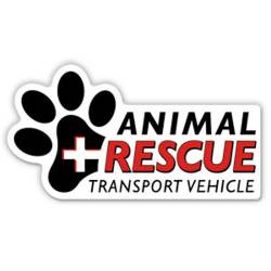 Animal Rescue Transport Vehicle - Paw Transport Magnet