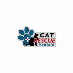Cat Rescue Vehicle - Paw Transport Magnet