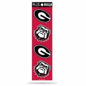 University Of Georgia Bulldogs - Set Of 4 Quad Sticker Sheet