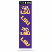 Louisiana State University LSU Tigers - Set Of 4 Quad Sticker Sheet