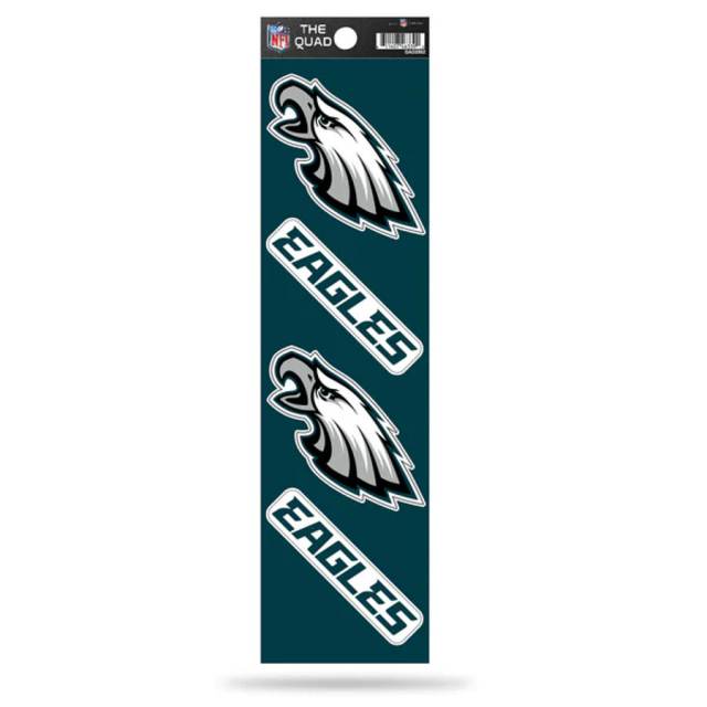 Philadelphia Eagles Retro Script Logo - 8x8 Full Color Die Cut