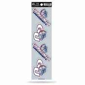 Gonzaga University Bulldogs - Set Of 4 Quad Sticker Sheet