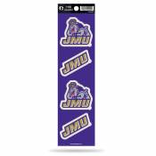 James Madison University Dukes - Set Of 4 Quad Sticker Sheet