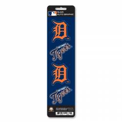 Detroit Tigers - Set Of 4 Quad Sticker Sheet