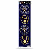 Milwaukee Brewers 2020 Logo - Set Of 4 Quad Sticker Sheet