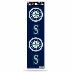 Seattle Mariners - Set Of 4 Quad Sticker Sheet