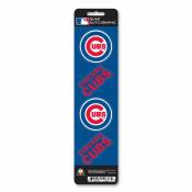 Chicago Cubs - Set Of 4 Quad Sticker Sheet
