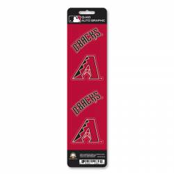 Arizona Diamond Backs logo Type Serpent w/ Baseball MLB Baseball Die-Cut  MAGNET