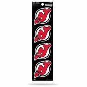 New Jersey Devils - Set Of 4 Quad Sticker Sheet