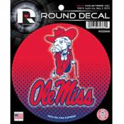 University Of Mississippi Ole Miss Rebels - Round Sticker