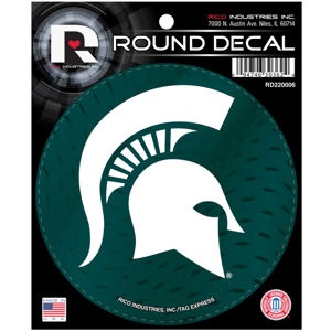 Michigan State University Spartans - Round Sticker at Sticker Shoppe