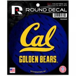 University Of California Golden Bears - Round Sticker
