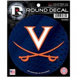 University Of Virginia Cavaliers - Round Sticker