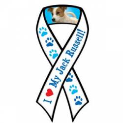 I Love My Jack Russell - Ribbon Magnet