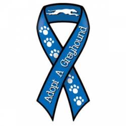 Adopt A Greyhound - Blue Ribbon Magnet
