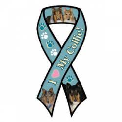 I Love My Collie - Blue Ribbon Magnet