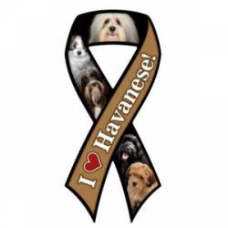 I Love Havanese - Ribbon Magnet