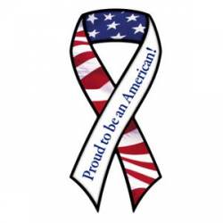 Proud To Be An American - Ribbon Magnet