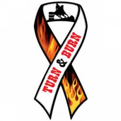 Turn & Burn - Ribbon  Magnet