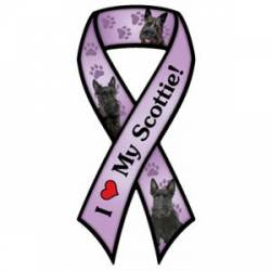 I Love My Scottie - Ribbon  Magnet