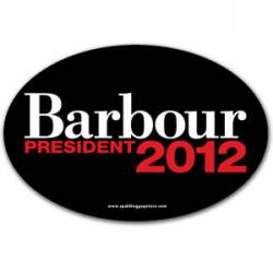 Haley Barbour - Oval Sticker