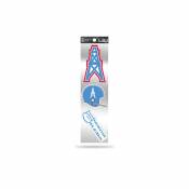 Tennessee Titans Houston Oilers Retro Vintage Logo - Sheet Of 3 Triple Spirit Stickers