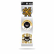 Kennesaw State University Owls Logo - Sheet Of 3 Triple Spirit Stickers