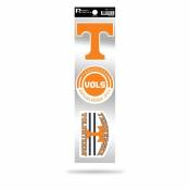 University Of Tennessee Volunteers Logo - Sheet Of 3 Triple Spirit Stickers