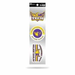 Tennessee Technological University Golden Eagles Logo - Sheet Of 3 Triple Spirit Stickers