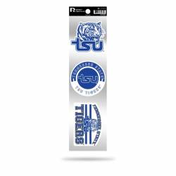 Tennessee State University Tigers Logo - Sheet Of 3 Triple Spirit Stickers