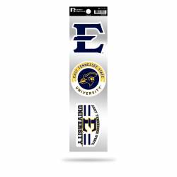 East Tennessee State University Buccaneers Logo - Sheet Of 3 Triple Spirit Stickers