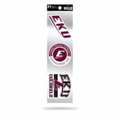 Eastern Kentucky University Colonels Logo - Sheet Of 3 Triple Spirit Stickers