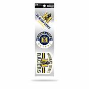 Murray State University Racers Logo - Sheet Of 3 Triple Spirit Stickers