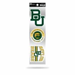 Baylor University Bears Logo - Sheet Of 3 Triple Spirit Stickers