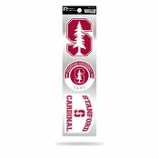 Stanford University Cardinal Logo - Sheet Of 3 Triple Spirit Stickers