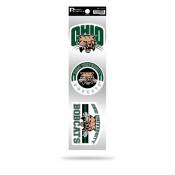 Ohio University Bobcats Logo - Sheet Of 3 Triple Spirit Stickers